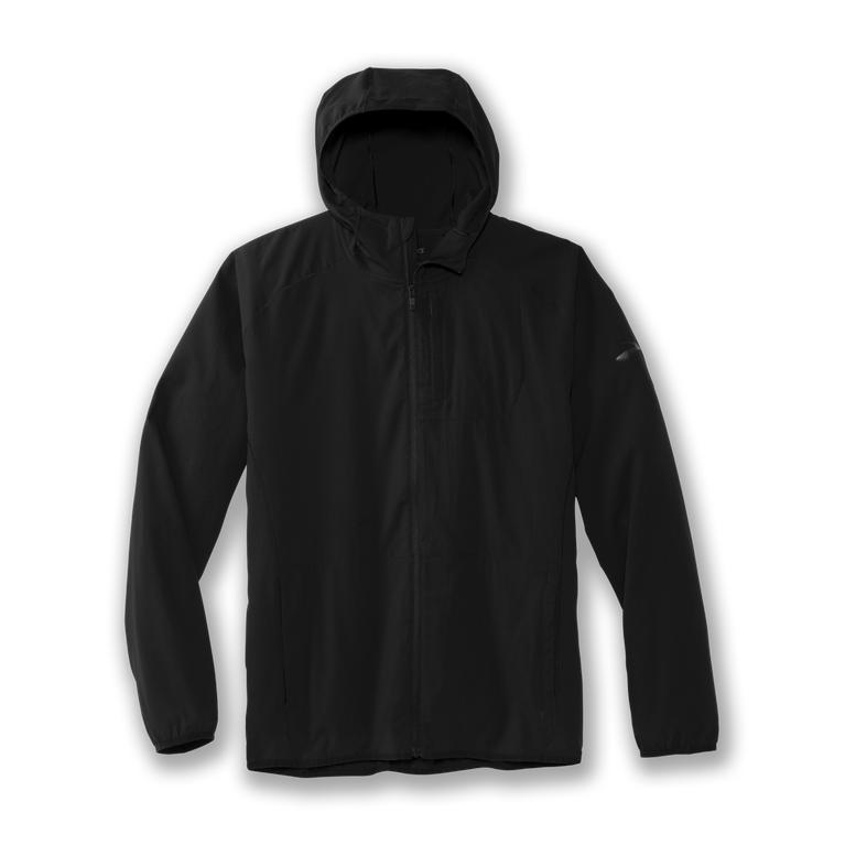 Brooks Canopy Running Jackets - Men's - Black (58460-DAMP)